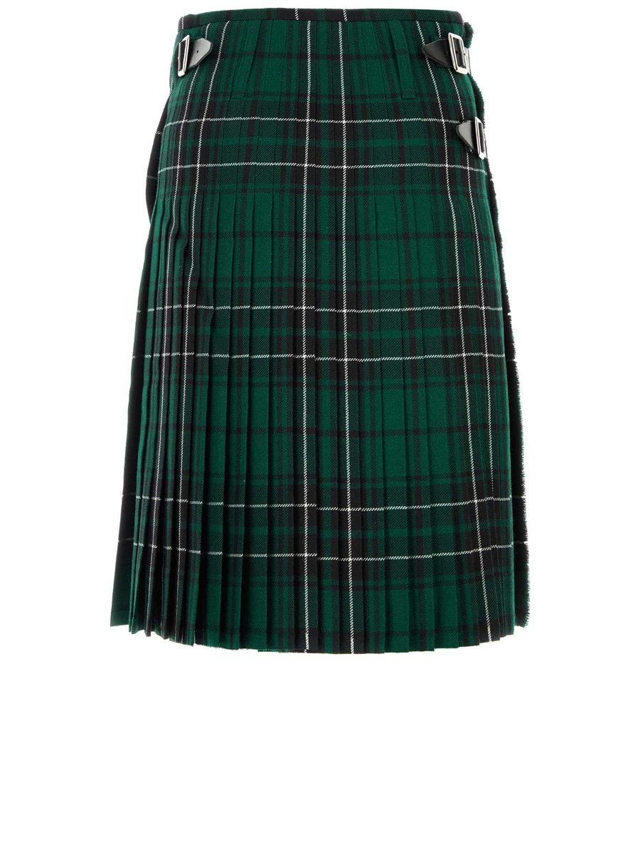 JW Anderson Kilt in Checked Sheep Wool