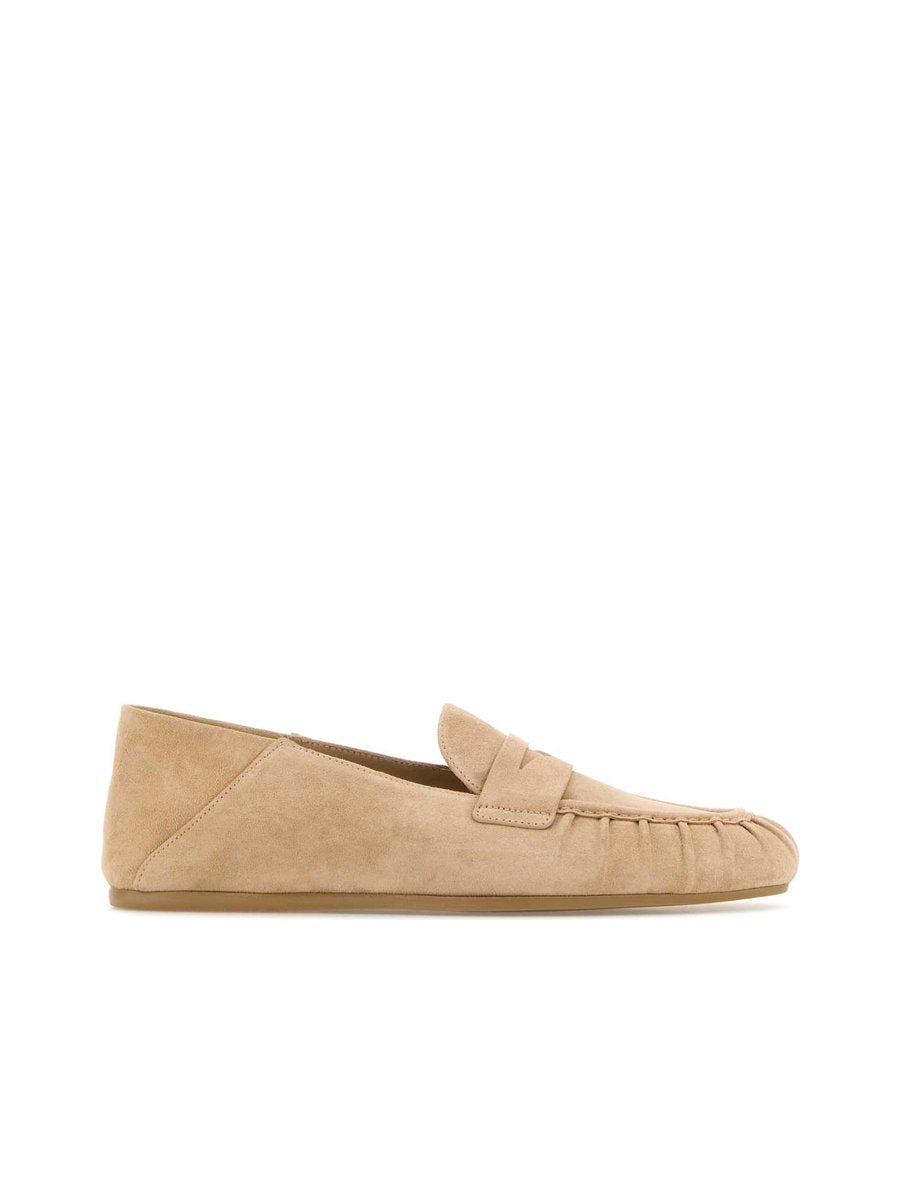 Stuart Weitzman Brooks Loafer in Pink Suede