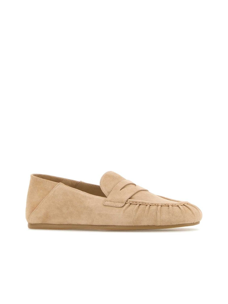 Stuart Weitzman Brooks Loafer in Pink Suede