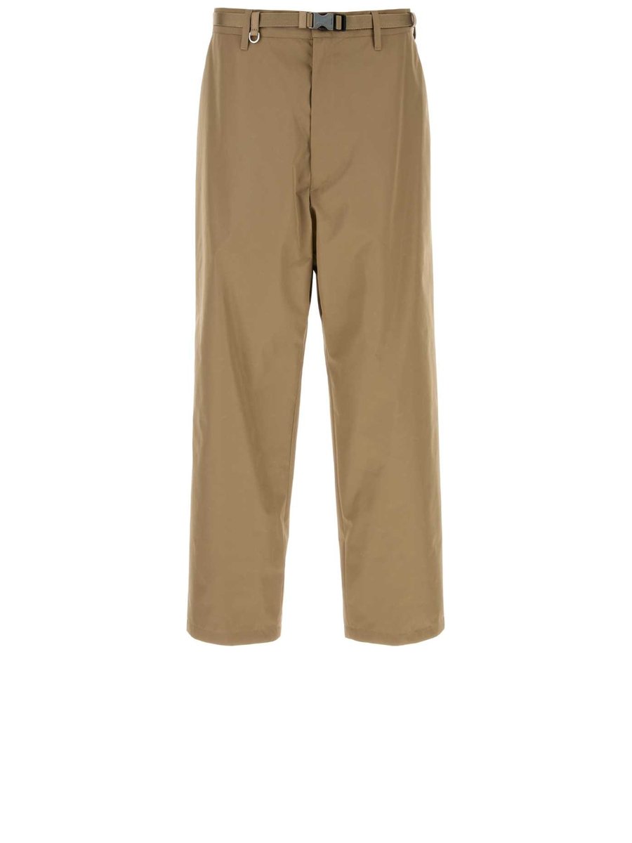 Prada Pants in Beige Recycled Polyester