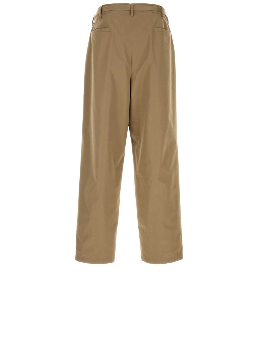 Prada Pants in Beige Recycled Polyester