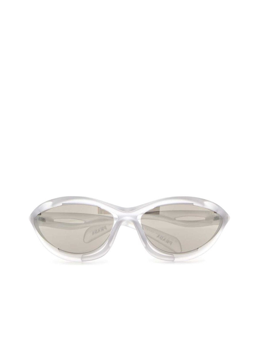 Prada Sunglasses in White Plastic