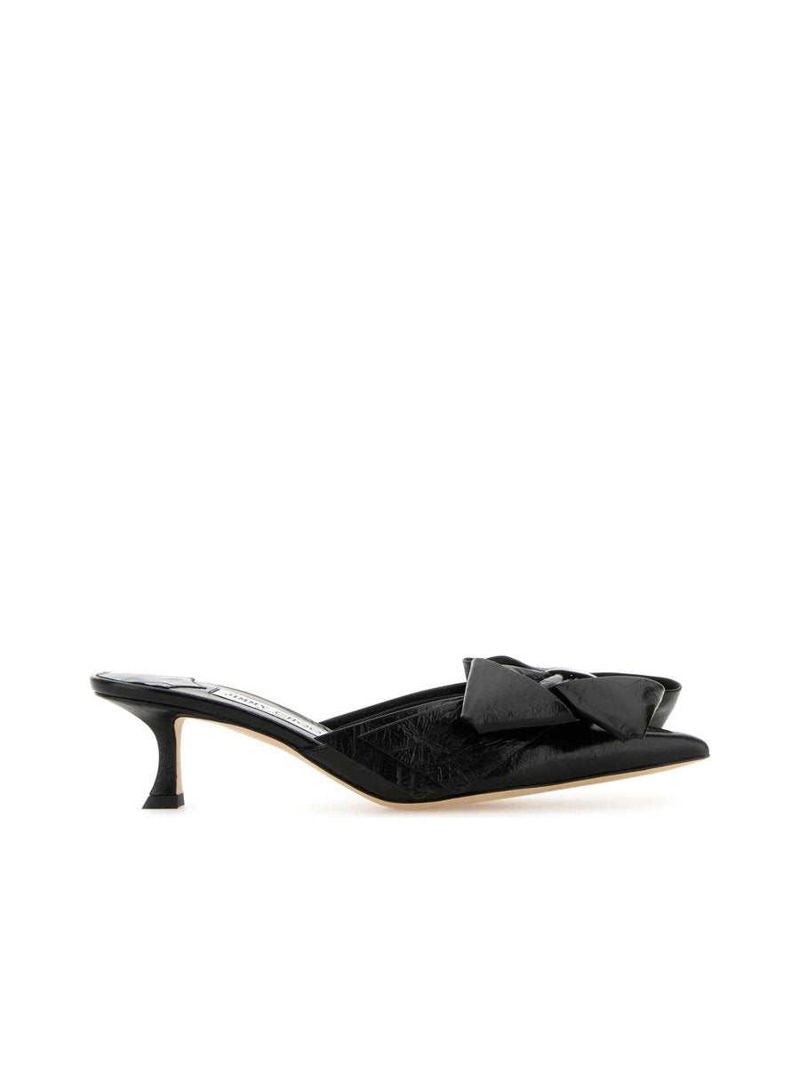 Jimmy Choo Staz Mule in Black Leather