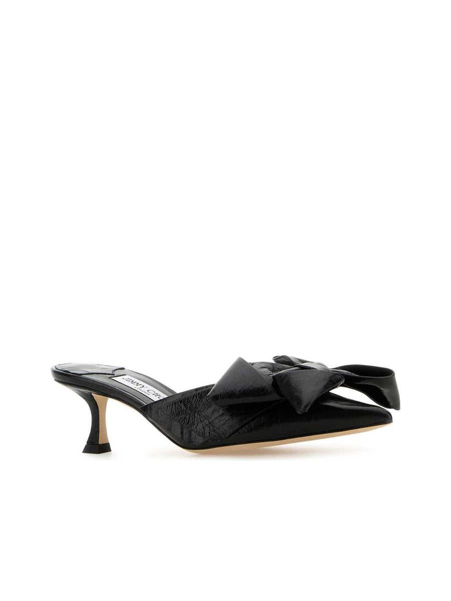 Jimmy Choo Staz Mule in Black Leather