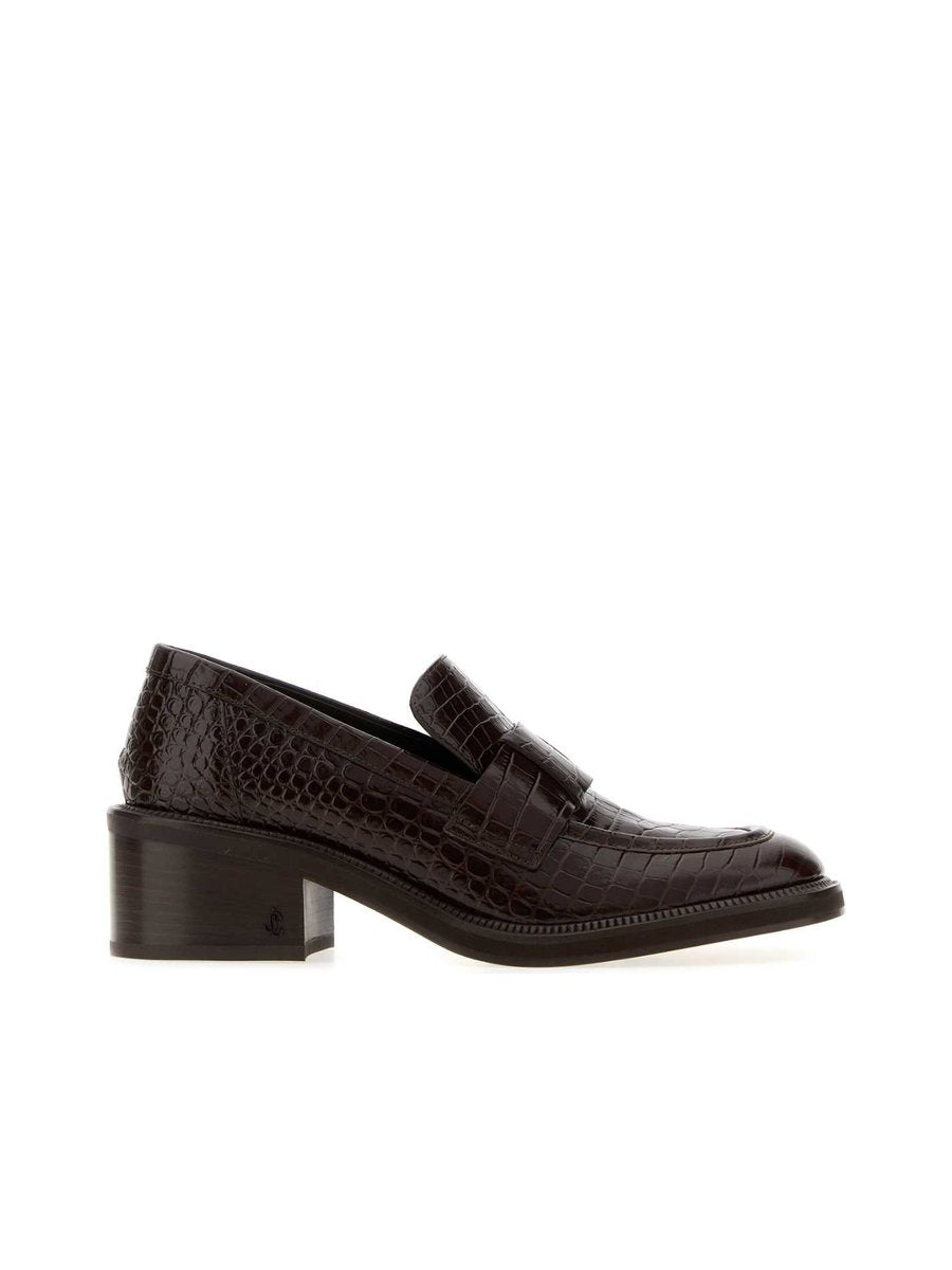 Jimmy Choo Tylor 60 Boots in Brown Leather