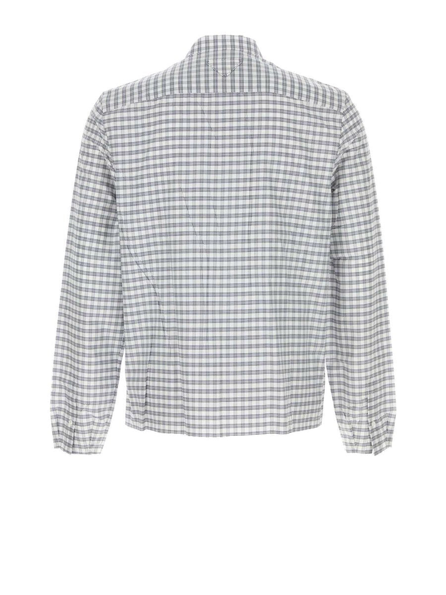 Prada Checked Shirt in Checked Cotton