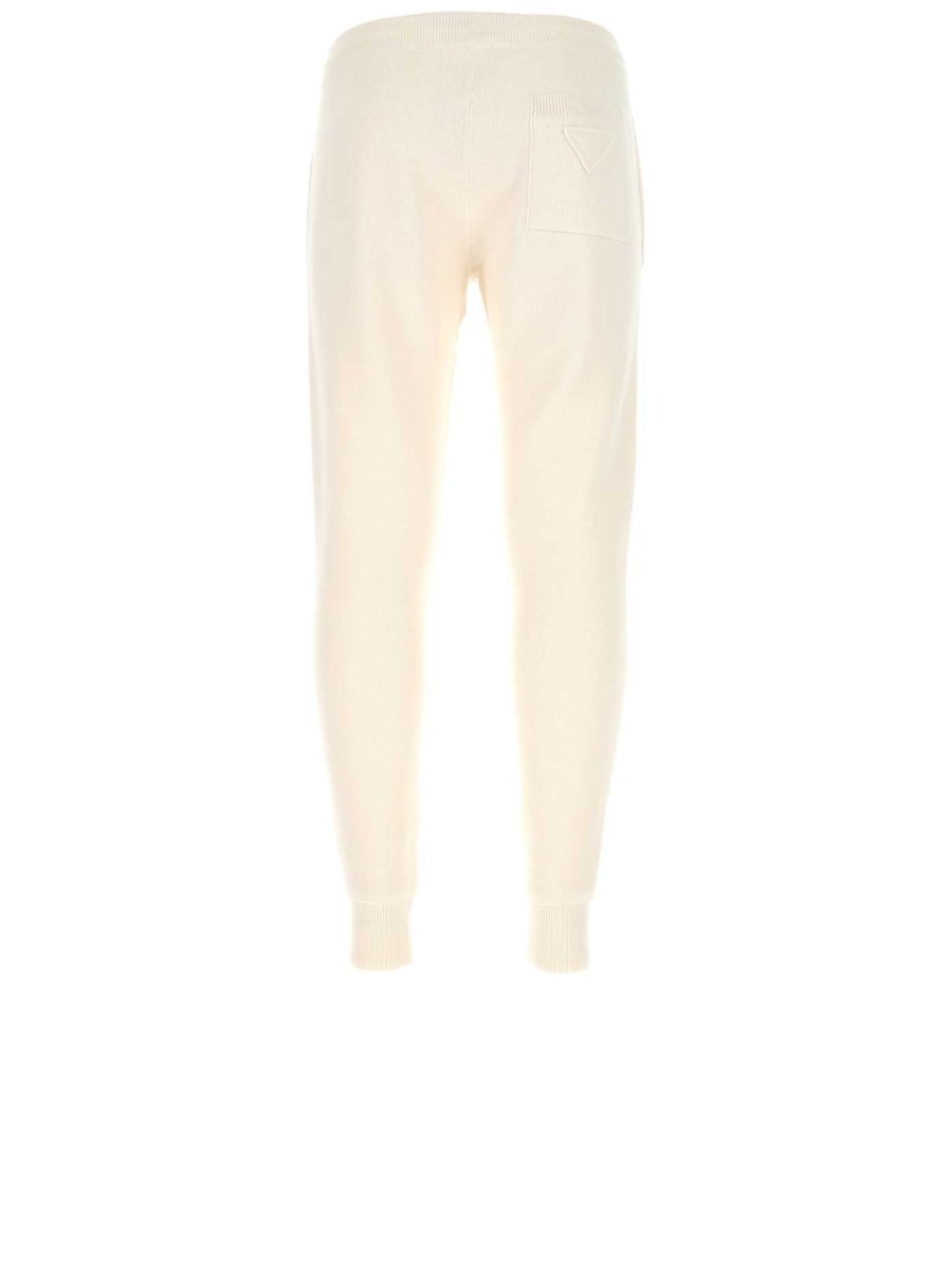 Prada Pants in White Cashmere