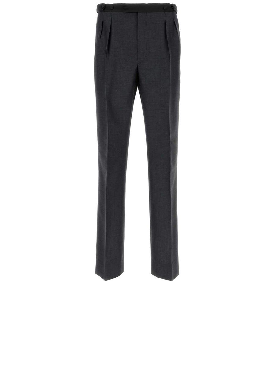 Prada Pants in Grey Mohair Wool