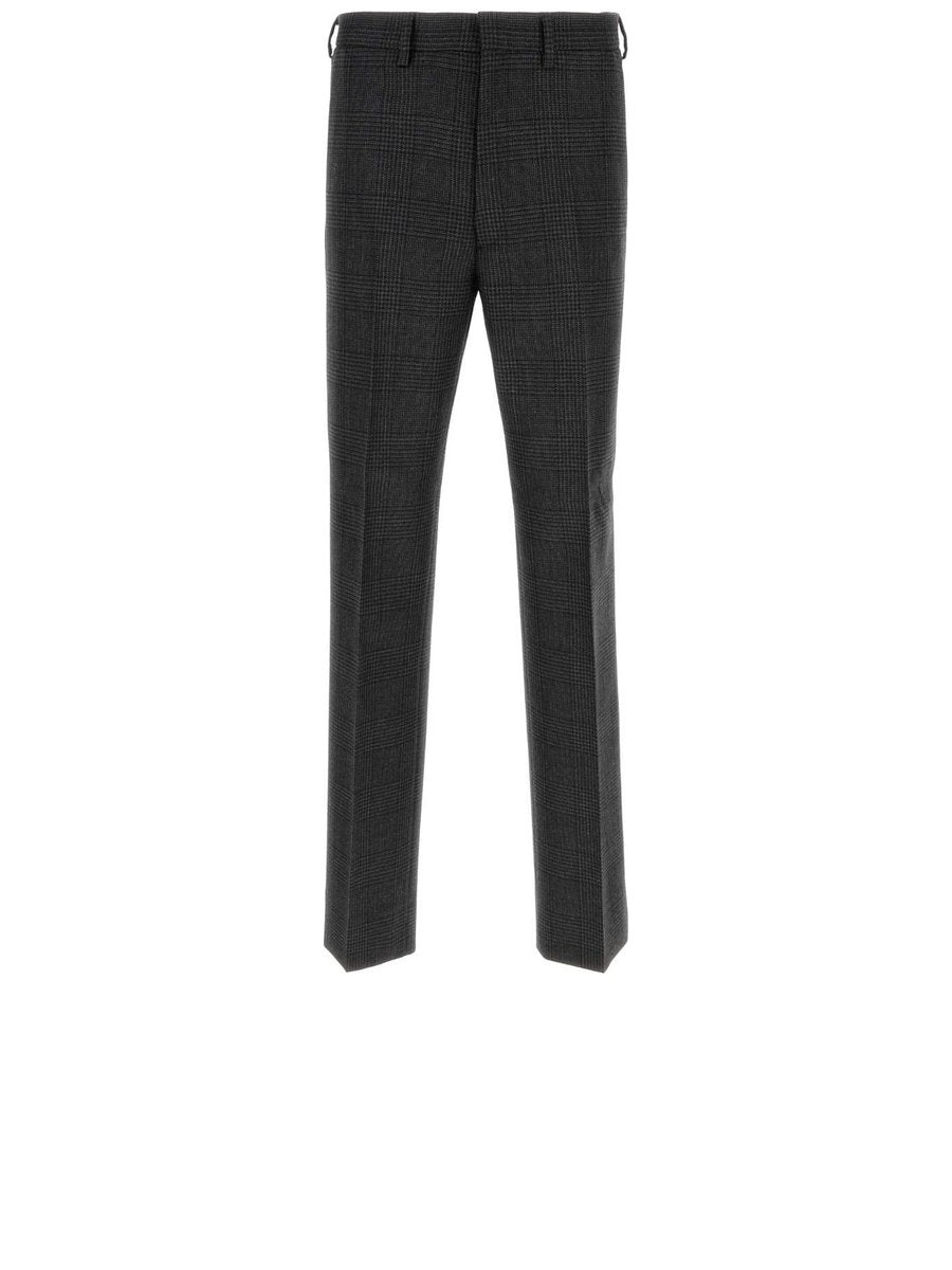 Prada Pants in Checked Wool