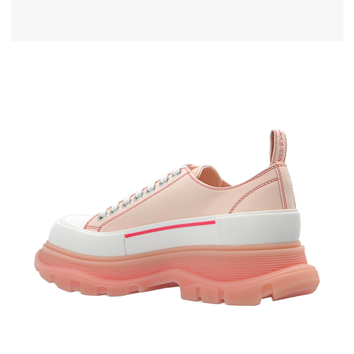 Alexander Mcqueen Tread Slik Leather Sneakers