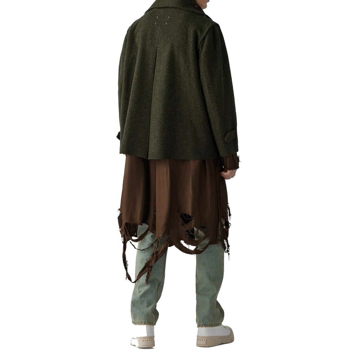 Maison Margiela Destroyed-Look Coat