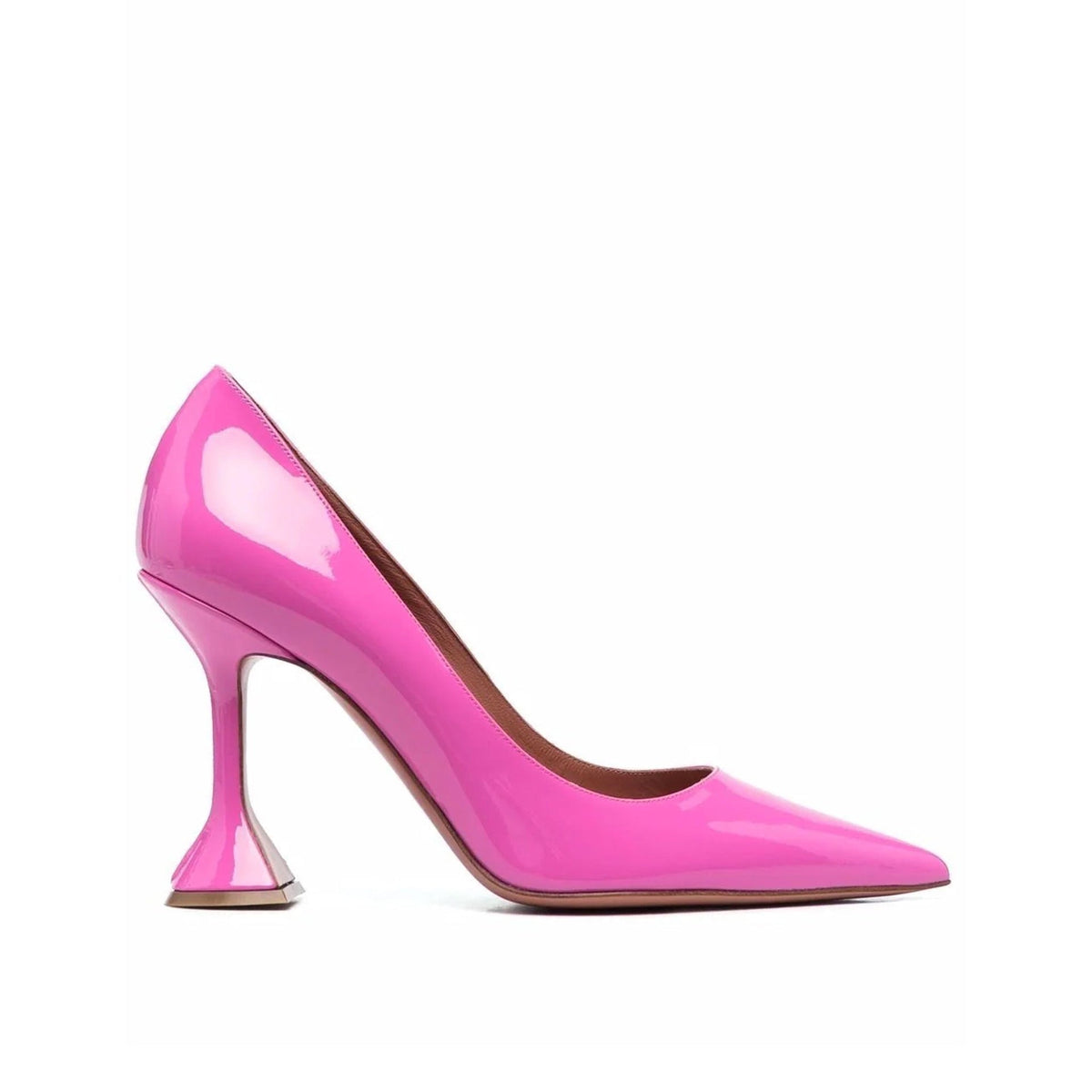 Amina Muaddi Ami Patent Leather Pumps