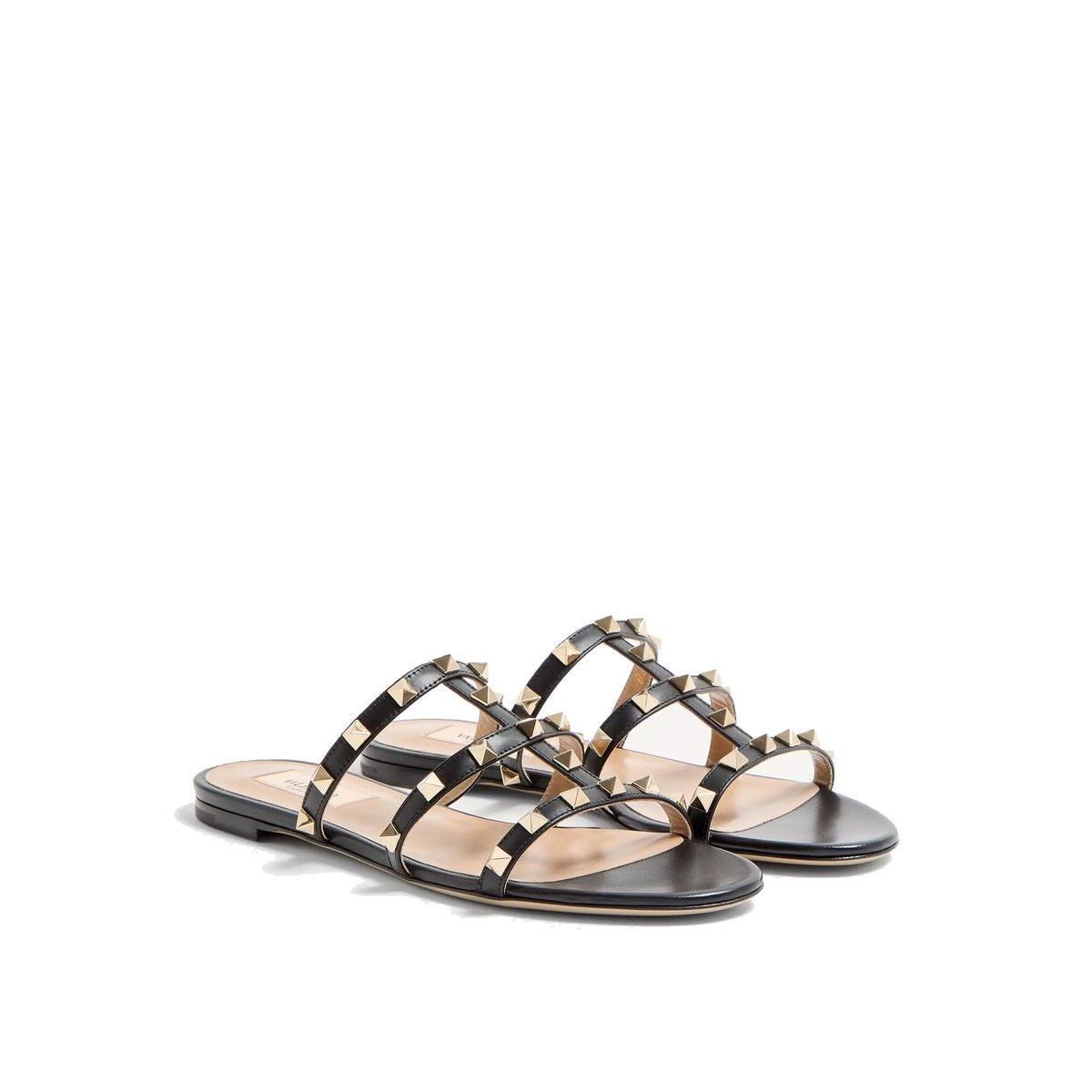 Valentino Garavani Rockstud Low Slide Sandals