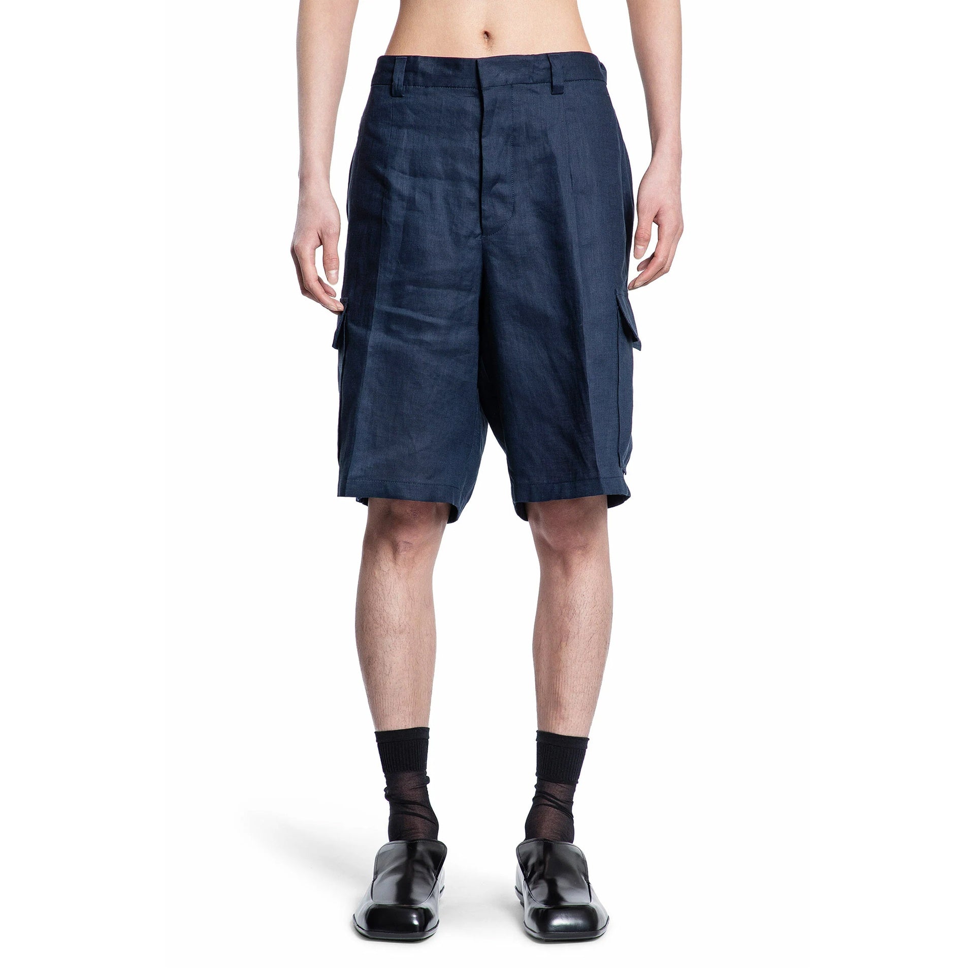 Prada Linen Bermuda