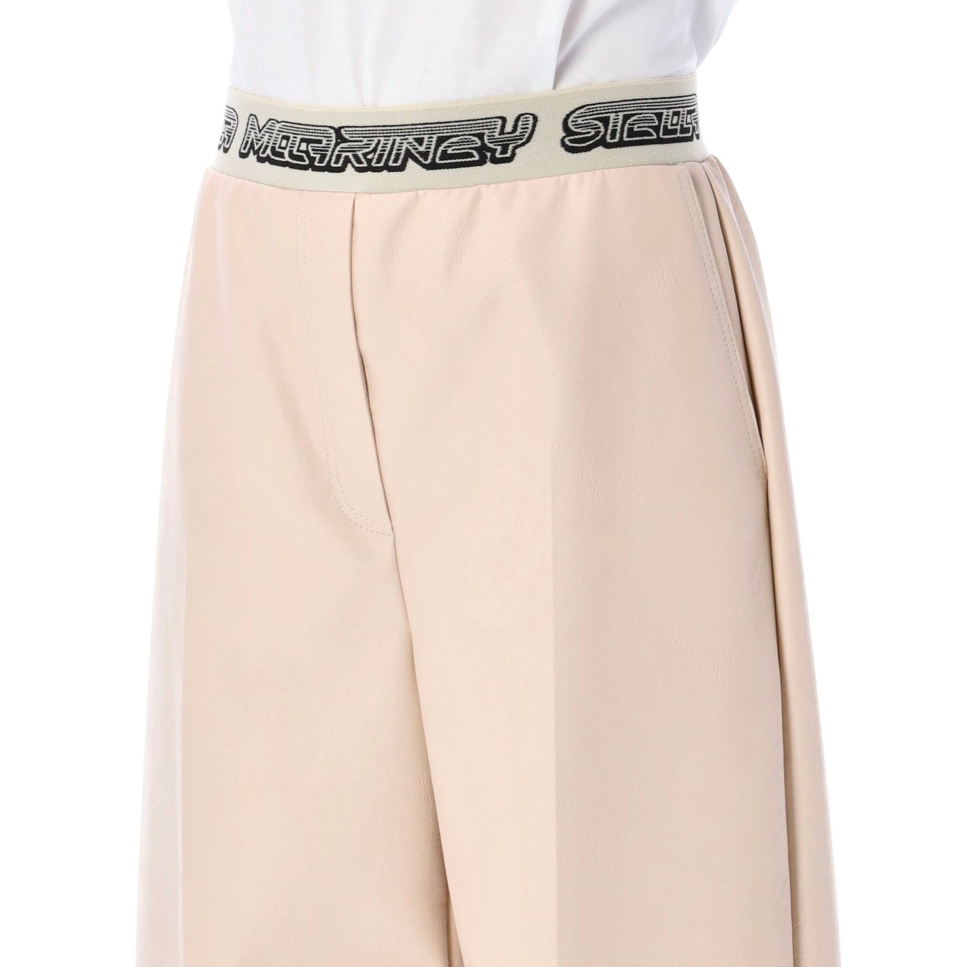 Stella Mccartney Cropped Logo Pants