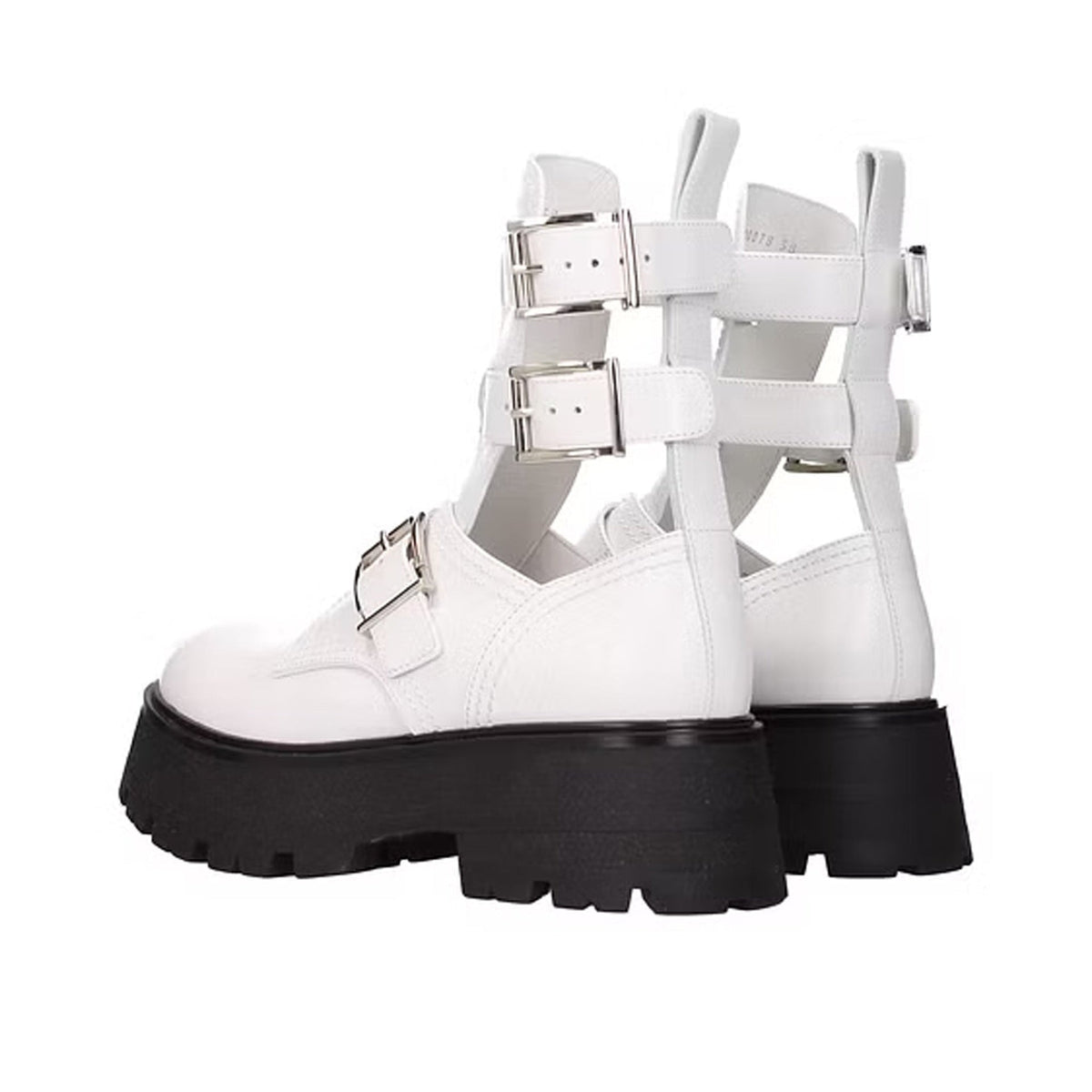 Alexander Mcqueen Leather Ankle Boots