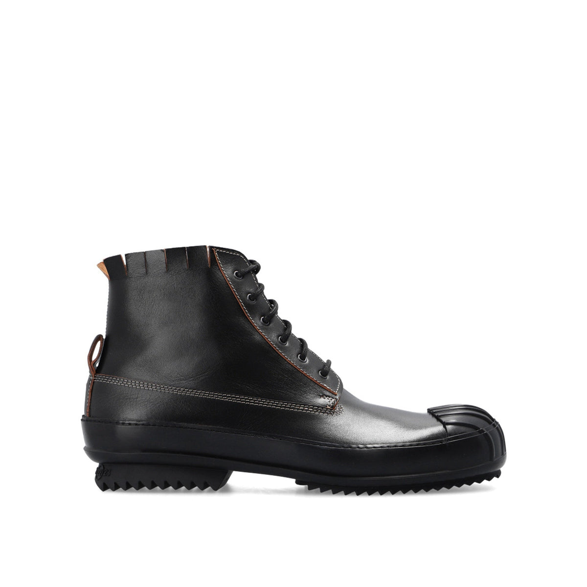 Maison Margiela Leather High-Top Sneakers